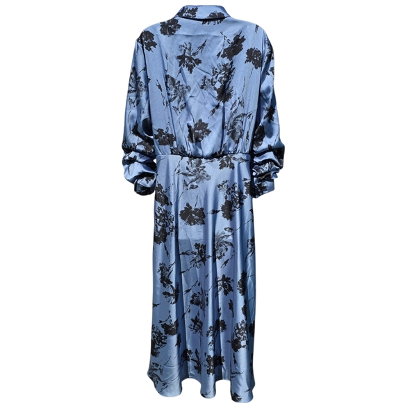 Cinq a Sept Jacey Cool Carnation Shirt Dress- 14 - Picture 8 of 13